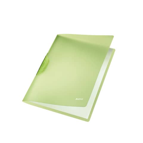 Leitz - 4176 Klemmmappe ColorClip Rainbow, A4, PP, grün
