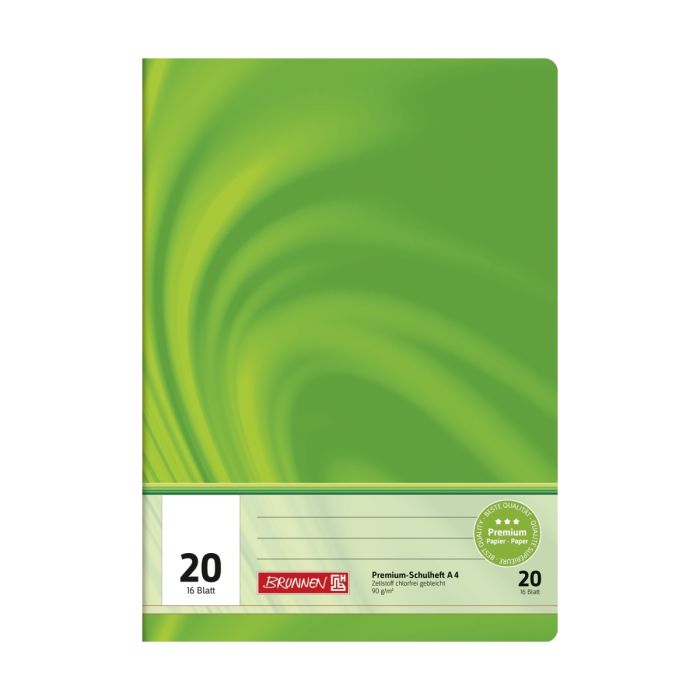 Brunnen - Vivendi - Schulheft A4 - Lin.20 - 16 Blatt - blanco