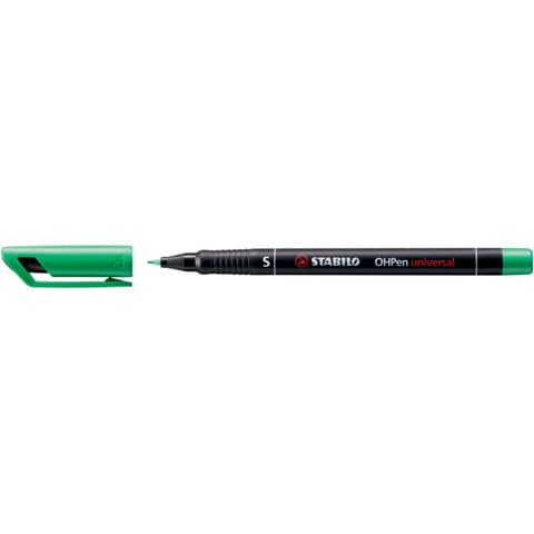 STABILO® - Folienstift - OHPen universal - permanent superfein - Einzelstift - grün 