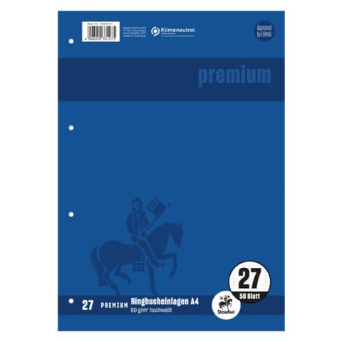 Staufen® - Ringbucheinlage PREMIUM LIN 27 - A4, 90 g/qm, 50 Blatt