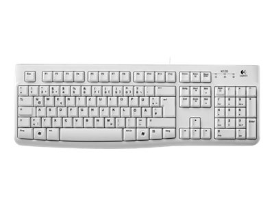 Logitech - K120 Tastatur - Weiß - USB