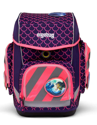 ergobag - Sicherheits Zip set mit Reflektoren - pink 