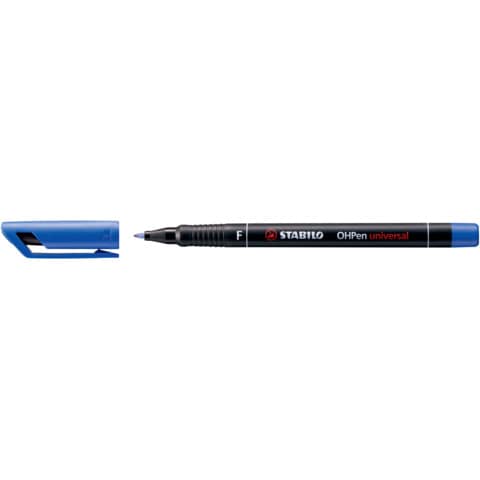 STABILO® - Folienstift - OHPen universal - permanent fein - Einzelstift - blau