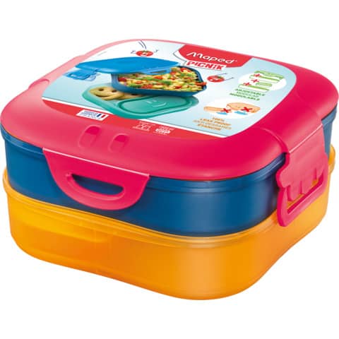 Maped® picnik - Brotbox Kids CONCEPT Lunch - 1400 ml, pink