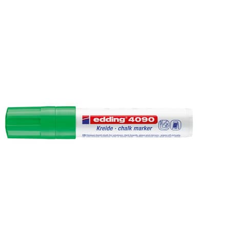 Edding - 4090 Kreidemarker - 4 - 15 mm, hellgrün