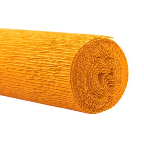 Werola - Floristen Krepppapier - 50 x 250 cm, hellorange