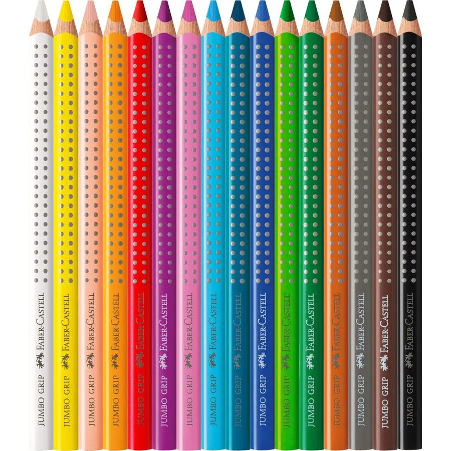 Faber-Castell - Jumbo Grip Buntstift - 16er Metalletui