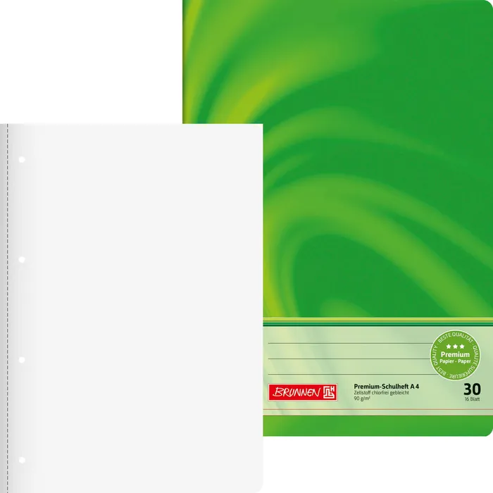Brunnen - Vivendi - A4 Heft - Lin. 30 - blanco gelocht