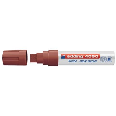 Edding - 4090 Kreidemarker - 4 - 15 mm, braun