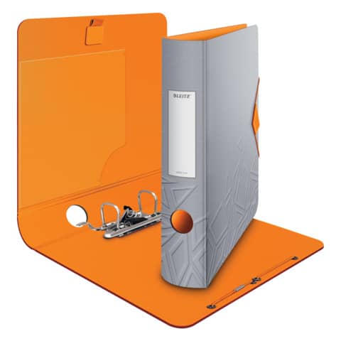 Leitz - 1117 Qualitäts-Ordner Urban Chic - PP, A4, schmal, dunkelgrau