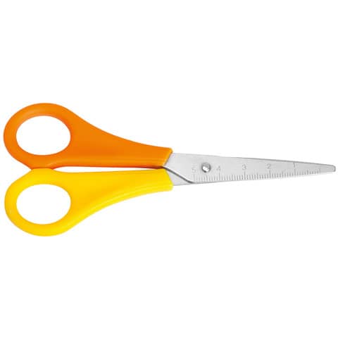 WESTCOTT - Bastelschere - 13 cm, spitz, grün/gelb für Linkshänder