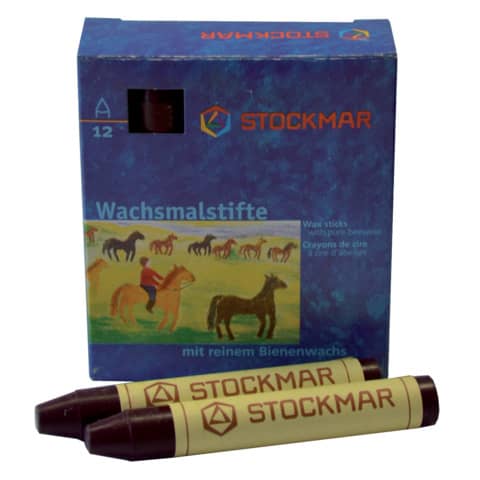 Stockmar - Wachsmalstifte - rotviolett - 12 Stifte