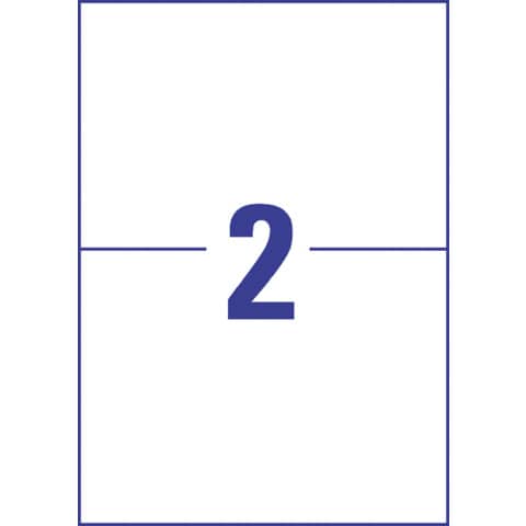 Avery Zweckform® - L7916-10 Ultra-Resistente Folien-Etiketten - A4, 20 Stück, 210 x 148 mm, 10 Blatt weiß