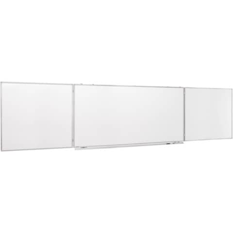 Klapptafel PROFESSIONAL - Whiteboard 200 x 100 cm, 3 Tafeln, weiß
