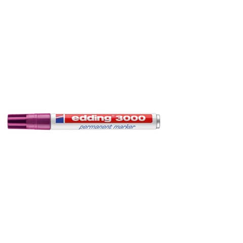 Edding - 3000 Permanentmarker - nachfüllbar, 1,5 - 3 mm, rotviolett