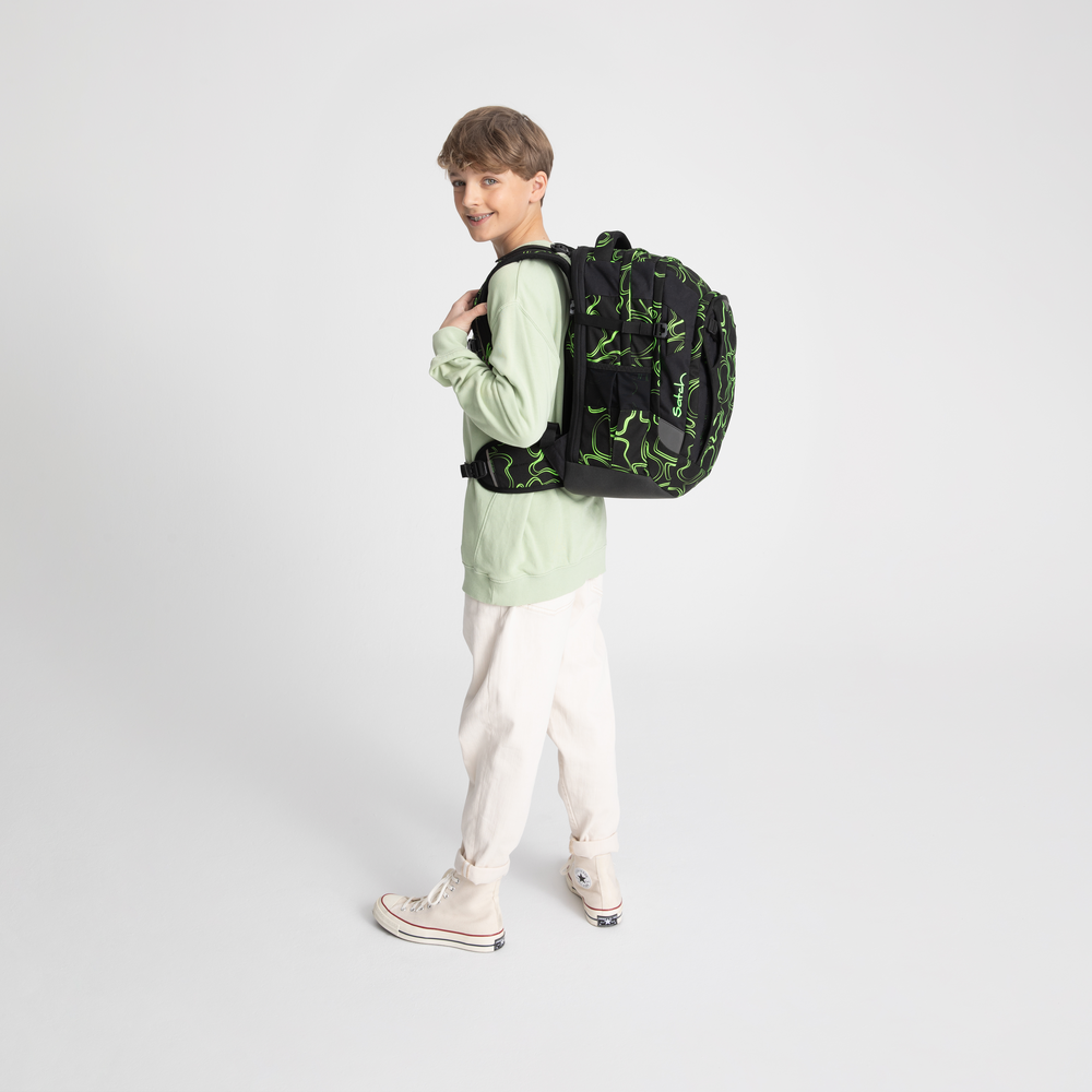 satch - match Schulrucksack - Green Supreme