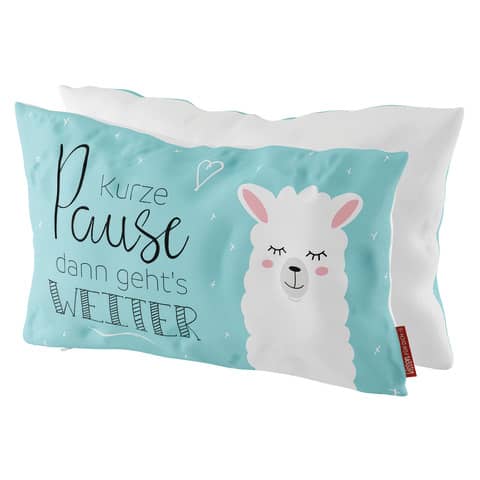 La Vida - Deko Kissen kurze Pause - 40 x 23 cm
