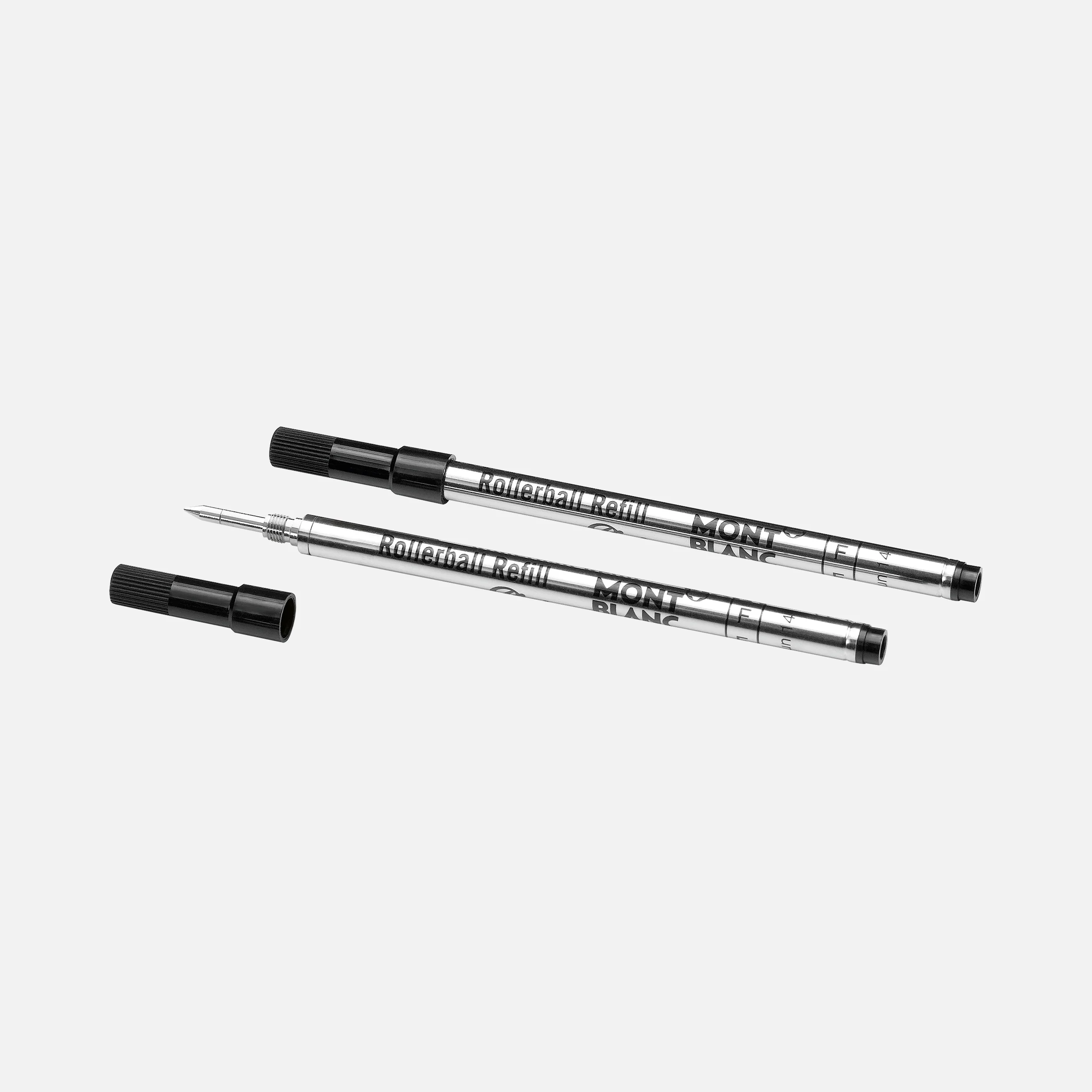 Montblanc - 2 Rollerball-Minen - Fein - Mystery Black