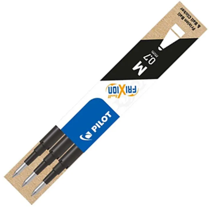 Pilot - Frixion - Ersatzmine BLS-FR7-B3 schwarz - radierbar - 3 Stück