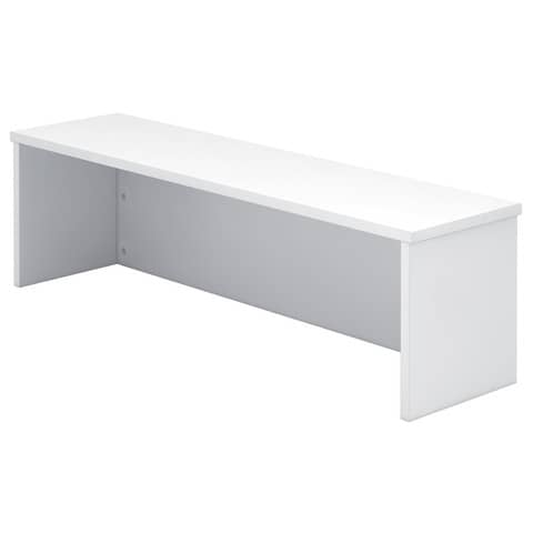 Hammerbacher - Thekenaufsatz für Schreibtisch - 120 cm, 1OH, Weiß