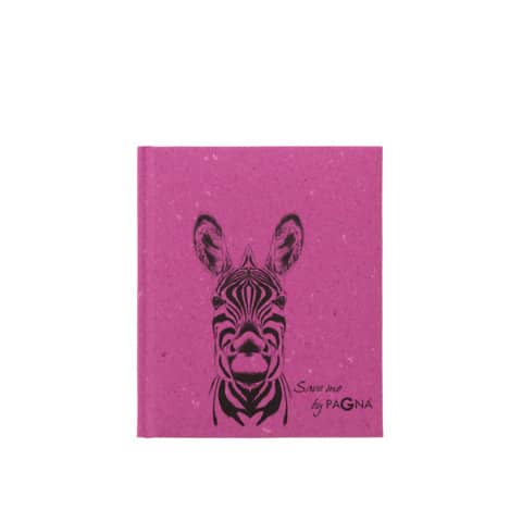 Pagna® - Poesiealbum Save me - Zebra, 128 Seiten, blanko