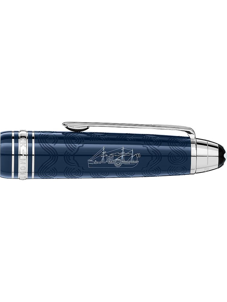 Montblanc - Rollerball - Meisterstück Resin - Around the World in 80 days - Blau
