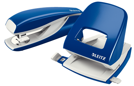 Leitz - New NeXXt Bürolocher (Metall), 30 Blatt, Blau