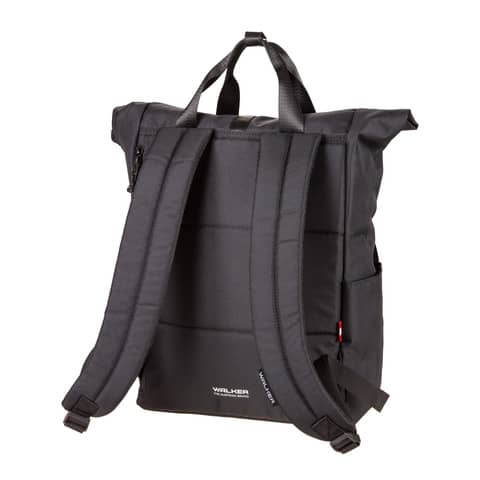 walker - Rucksack Roll Top - black melange