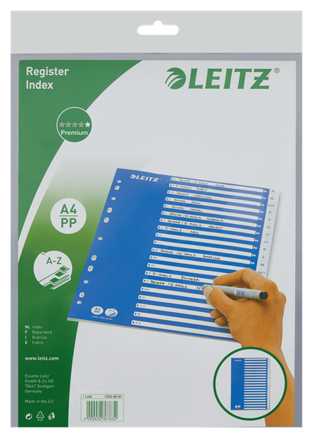 Leitz - Kunststoffregister A-Z
