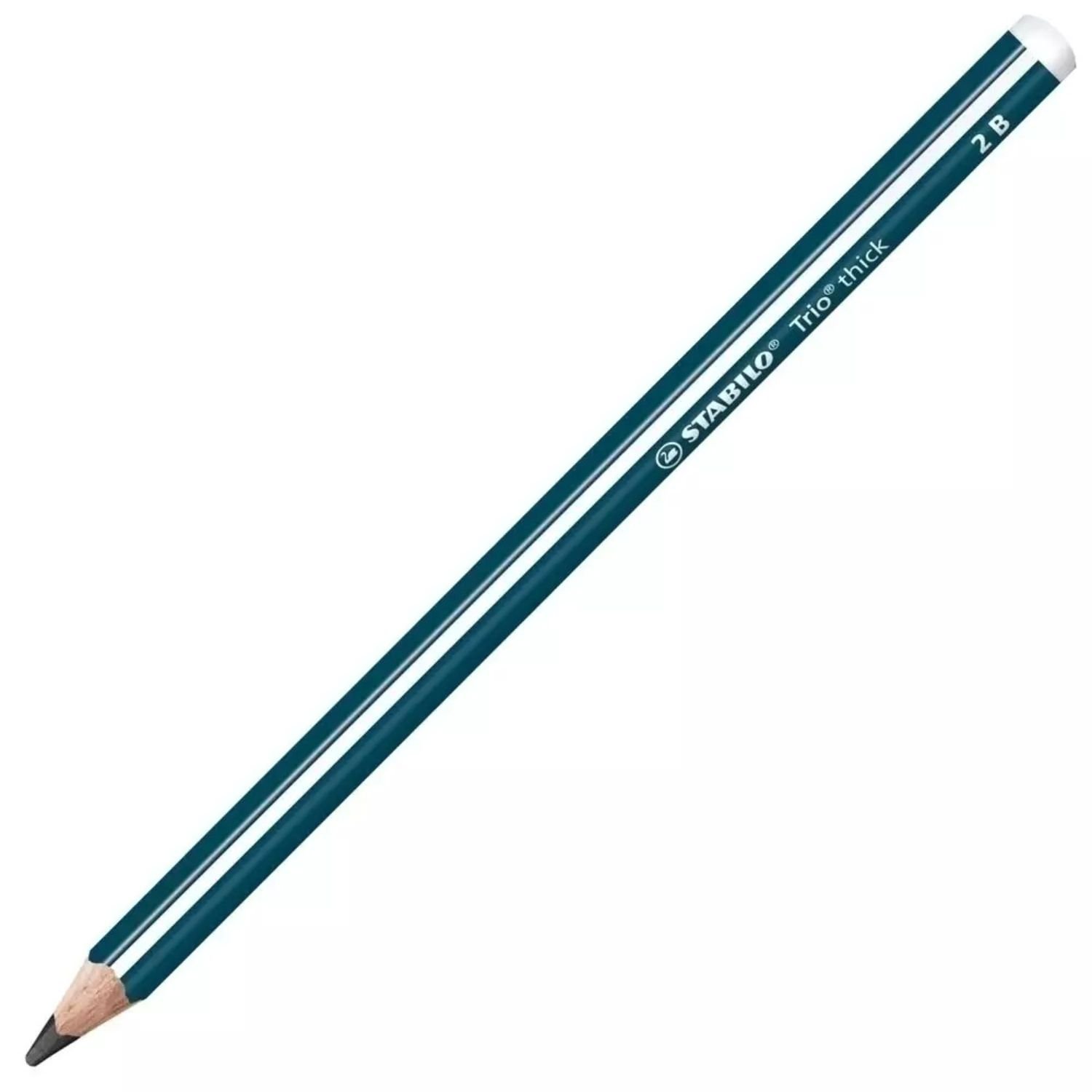 Stabilo - Bleistift Trio - dick - 2B - Blau
