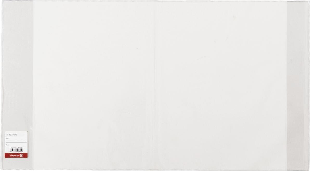 Brunnen -  Buchschoner  260x545mm klar mit Adressfeld
