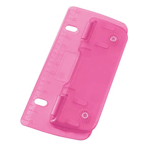 WEDO® - Taschenlocher - zum abheften, ice-pink, Kunststoff, Blister