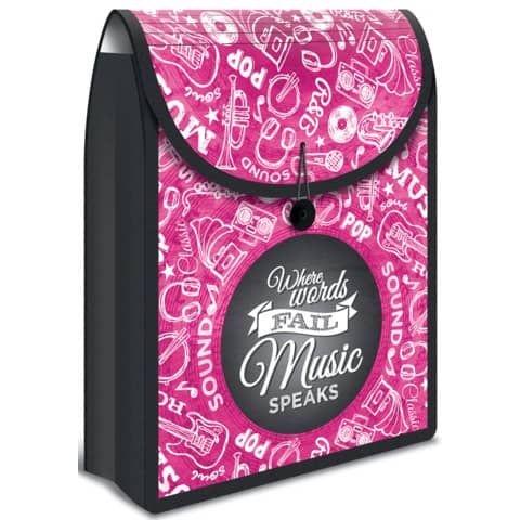 Herma - Collegetasche Flexi Bag - A4, pink