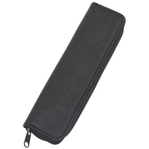 Alassio® - Schreibgeräte-Etui - 50 x 170 x 20 mm, schwarz