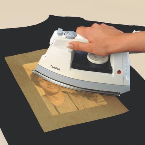 SIGEL - InkJet Transfer Folien für T-Shirts, für dunkle Textilien, inkl. Bügelpapier, 6 Folien