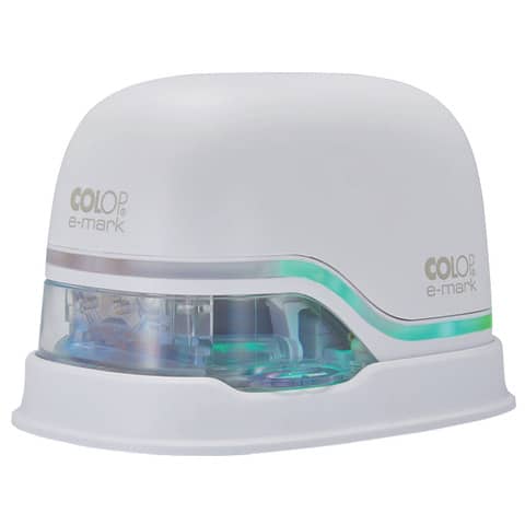 COLOP® - e-mark® Digitalstempel - elektronisches Markiergerät mit mehrfarbigem Abdruck, weiß
