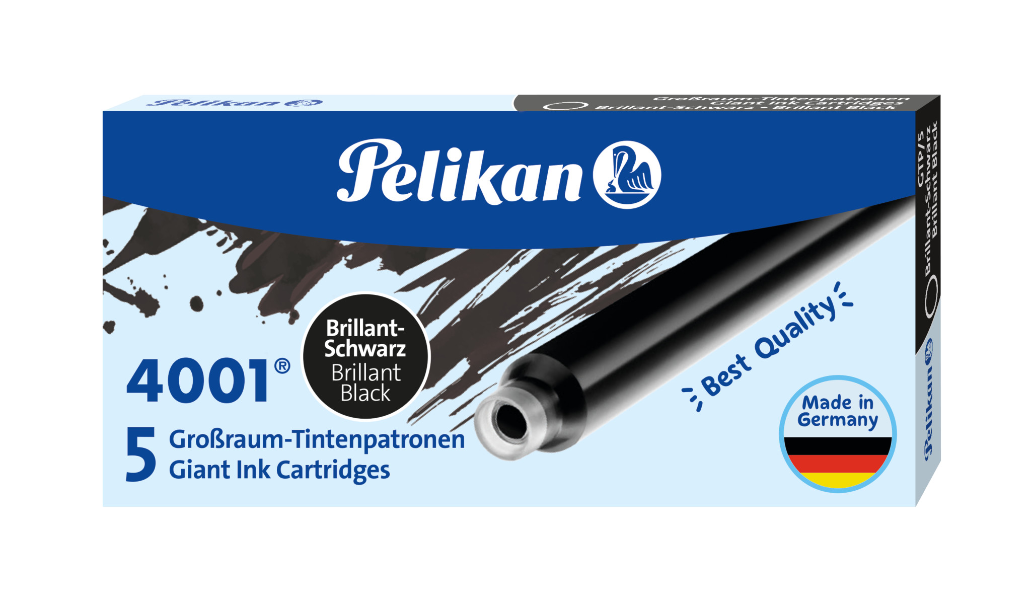 Pelikan - Großraum-Tintenpatrone 4001 GTP - 5 Stück
