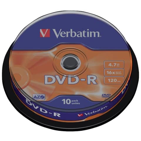 Verbatim - DVD-R 4.7GB/120Min 16x, Sp.10