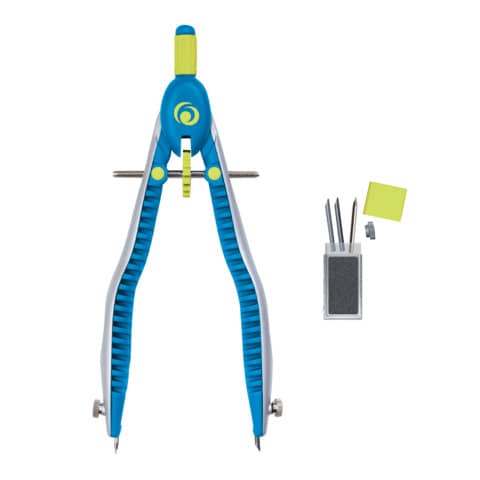 Herlitz - Schnellverstellzirkel blau/lemon