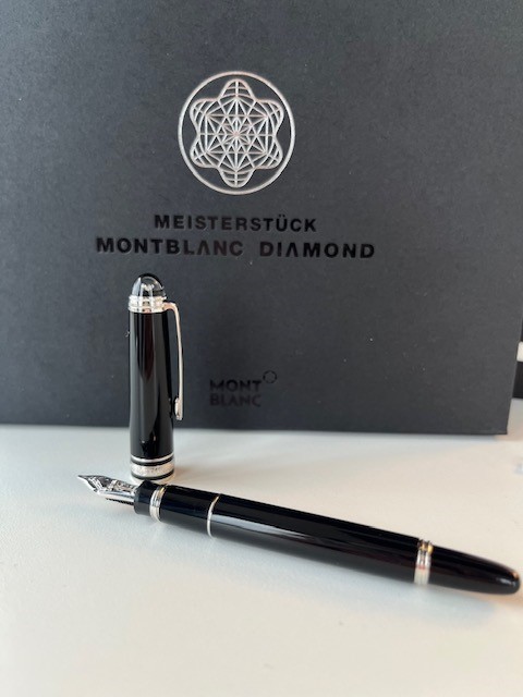 Montblanc Meisterstück - Mozart Diamond No 114 Platin - Füllfederhalter*