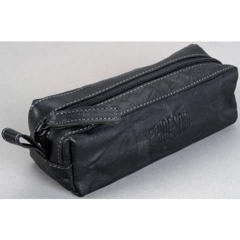 Pride and Soul® - Schlamperrolle Leder  schwarz