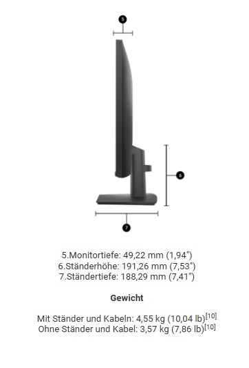 DELL - Pro Monitor - 27 Zoll - HDMI E2725HM