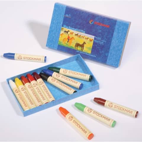 Stockmar - Wachsmalstifte - 12 Farben