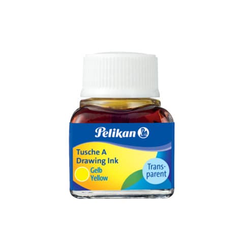 Pelikan® - Tusche A 523 - 10 ml Glas, gelb