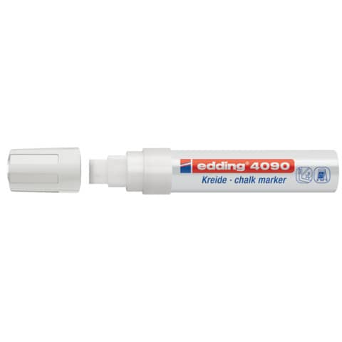 Edding - 4090 Kreidemarker - 4 - 15 mm, weiß