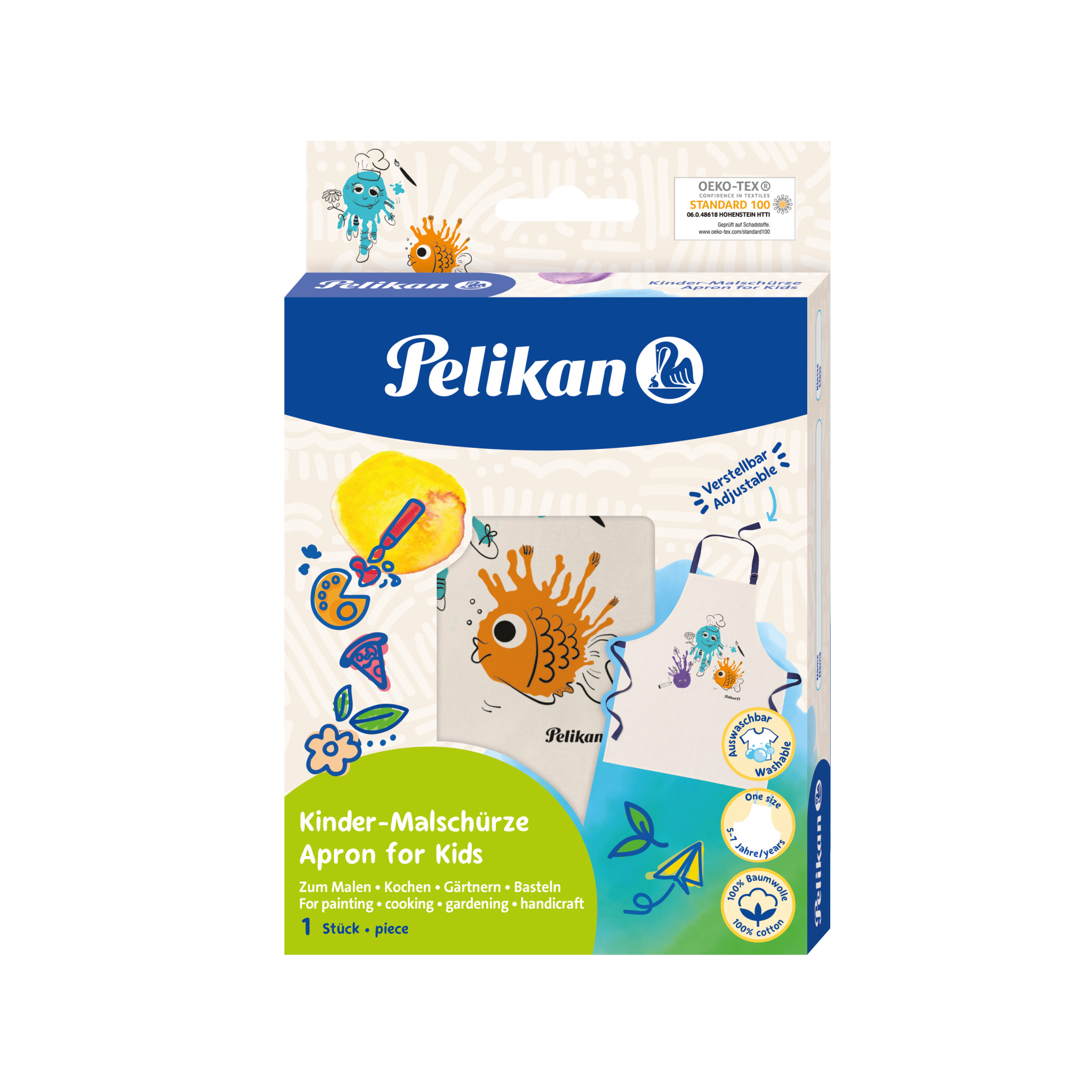 Pelikan - Malschürze mit Motif