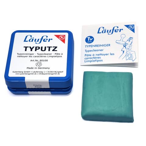 Läufer - Typutz Typenreiniger, in wiederverschließbarer Dose