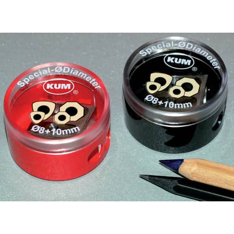 KUM® - Spitzdose doppelt 3-kant  - KUM 208-M2 farbig sortiert
