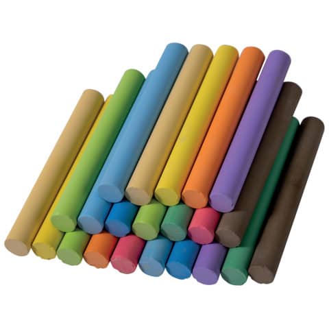 DONAU - Tafelkreide - 100 Stück, farbig sortiert