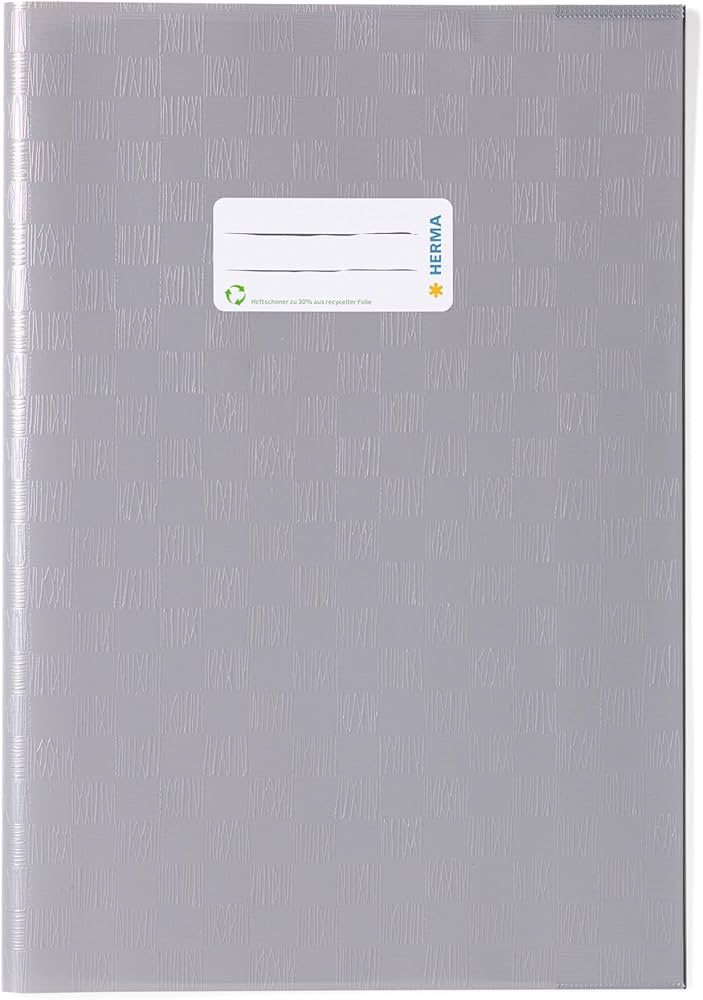 Herma -  Hefthülle - A5 - PP - Grau 